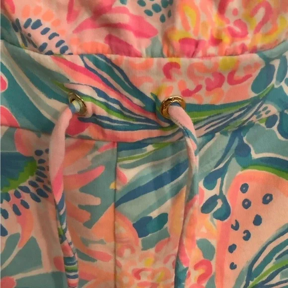 🎈HOST PICK🎈 Lilly Pulitzer Jace Romper Tropical Punch Sz Large - Picture 4 of 8